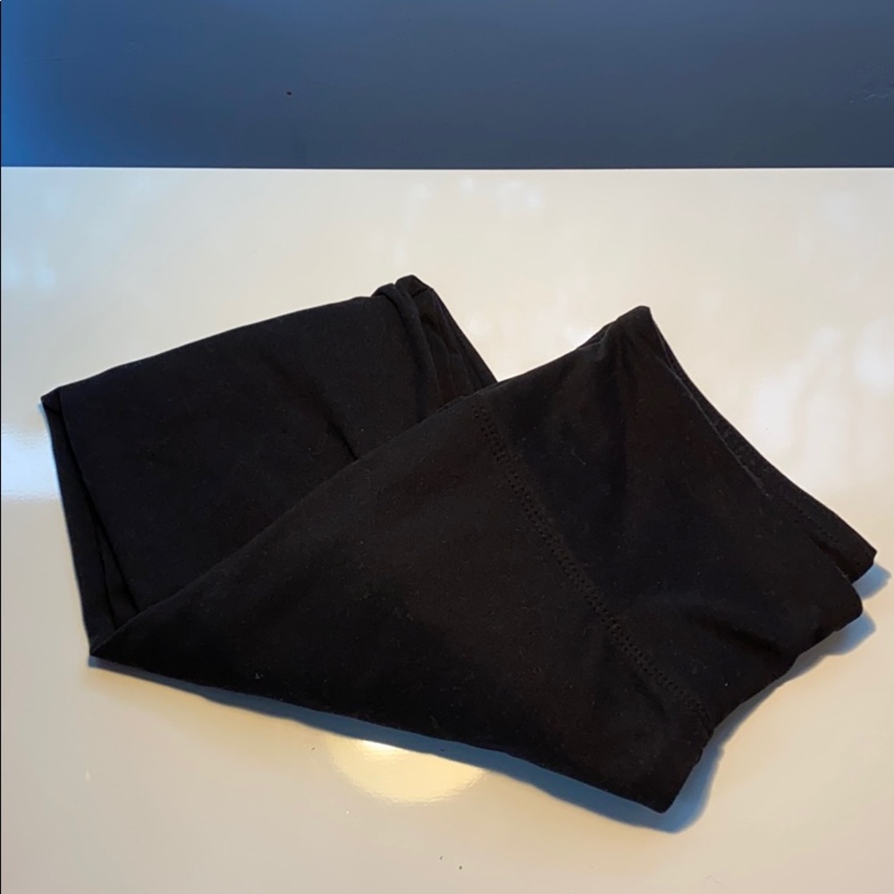 Soft Black Capri Leggings